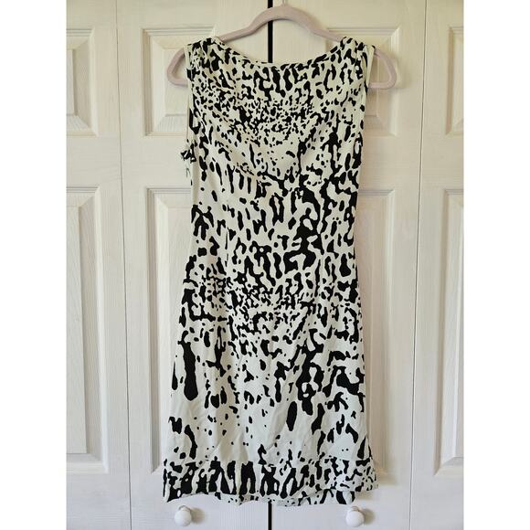 Diane von Furstenberg DVG New Della Paint Splash Printed Silk Dress, Women's 6 - Picture 6 of 10